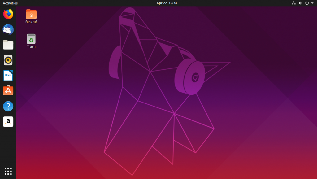 Pulpit Ubuntu wersji 19.04