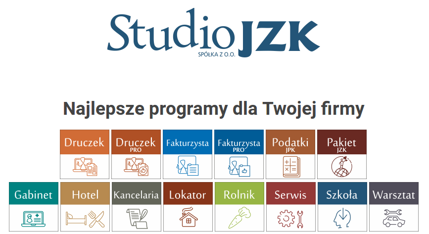 Pakiet programów branżowych z JZK